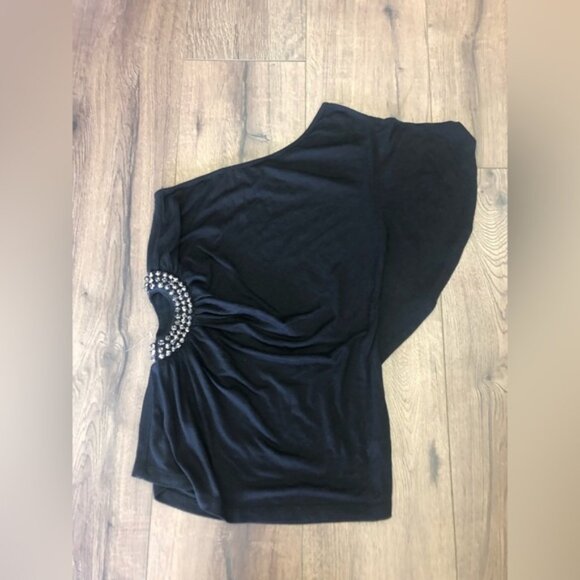 MOA MOA ONE SHOULDER BLOUSE in size medium - Picture 6 of 9